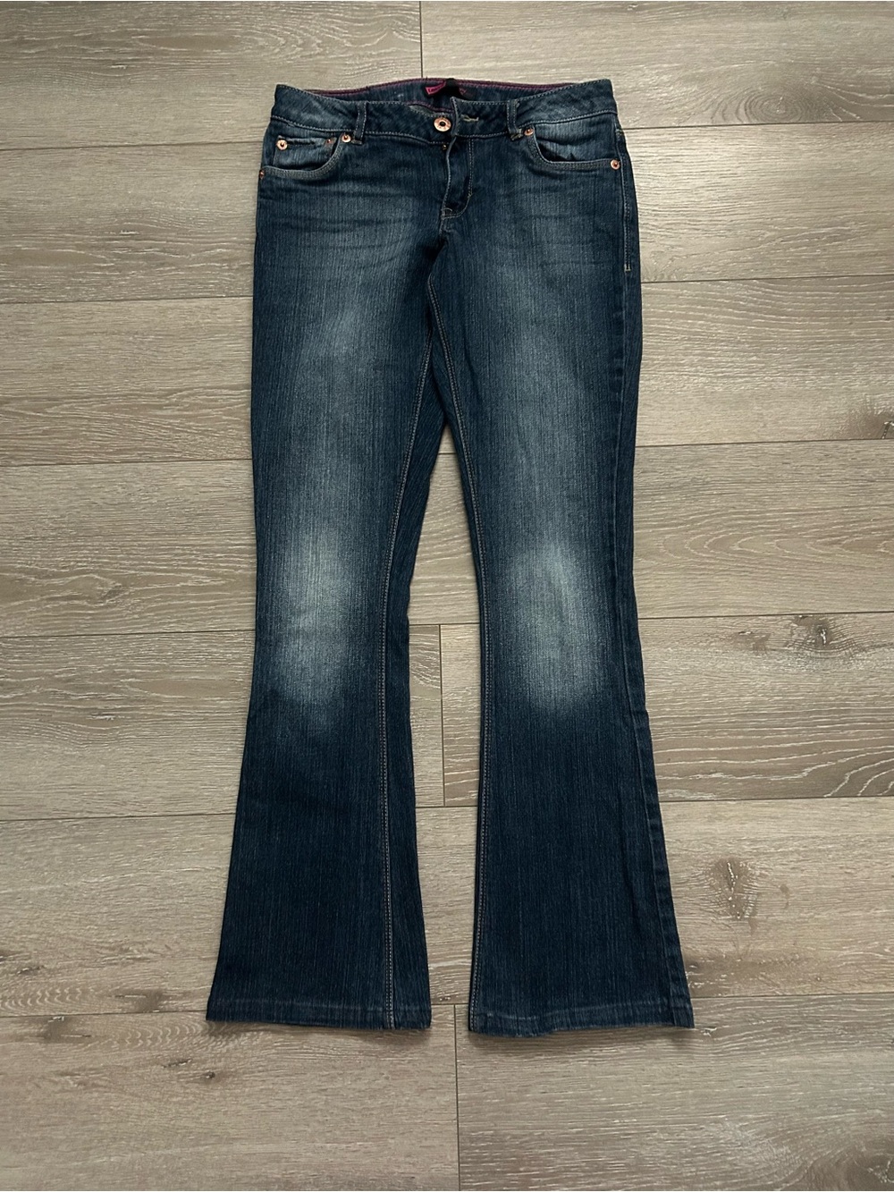 Levi's Dark Blue Skinny Flare Jeans - Picture 2 of 11